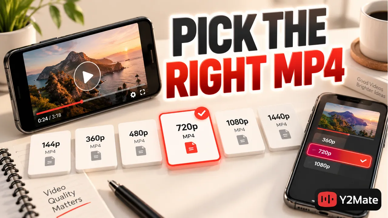 Two phone screens comparing useful video detail and compact file sizes